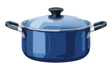  saucepan for kitchen preparation - vector illustration