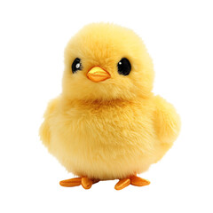 Obraz premium a yellow stuffed animal chicken with big eyes