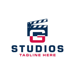 film studio industry logo with letter G