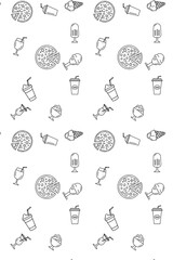set of doodle speech bubbles