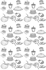 set of kitchen utensils