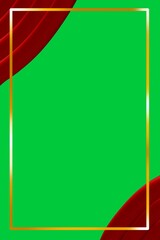 red and green background