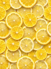 Summer Citrus Slice Pattern