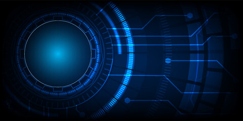 Conceptual technology illustration of artificial intelligence. Abstract futuristic background. vector illustration