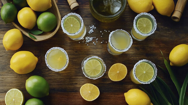 Refreshing Tequila Shots with Citrus and Salt – National Tequila Day Celebration
