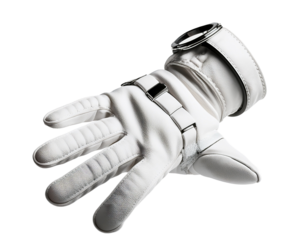 White glove with watch