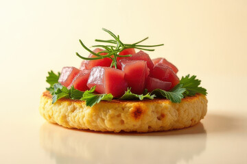 Tempting Tuna Tartare: Botanical Brunch Corner Photography Tips for Creamy Backgrounds and Natural Light