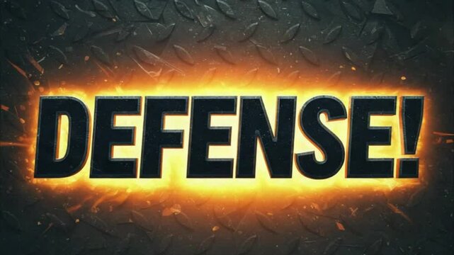 Defense! &ndash; Action-Packed Text Animation