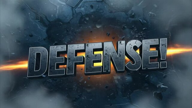 Defense! &ndash; Action-Packed Text Animation