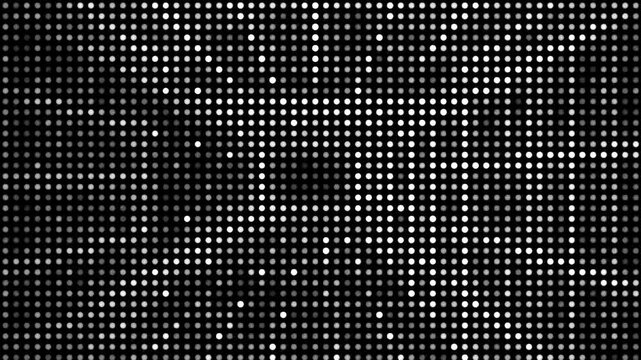 abstract 3d rendered geometric block dots and grid background, halftone dotted texture animation