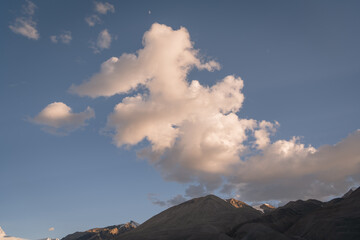 Mt Everest from North Base Camp is in Tibet at 5,150 meters