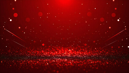 光輝く赤い空間に未来的な背景。中央ライトアップ。Futuristic background with glowing red space. Central illumination.