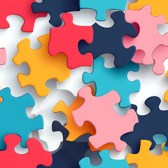 Obraz premium Seamless tile patterns combining cultural, modern, and botanical inspirations for commercial vector.