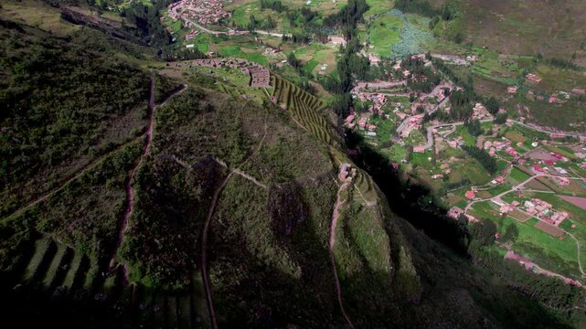 Pisac is an Archaeological Complex, one of the Most Important and Visited in the Sacred Valley of the Incas, in Cusco, Peru