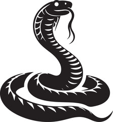 Snake Outline Vector Artwork