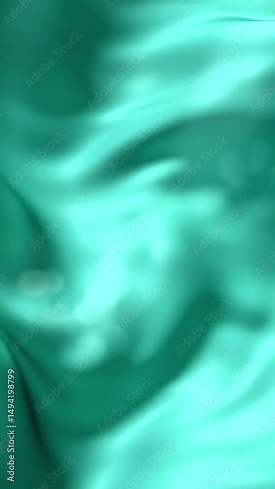 Poster Abstract Turquoise Liquid Motion Background with Subtle Ripples and Flowing Texture
