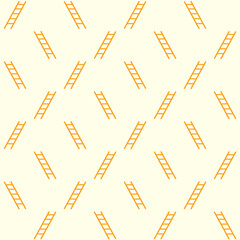 Minimalist Ladder Vector Seamless Pattern