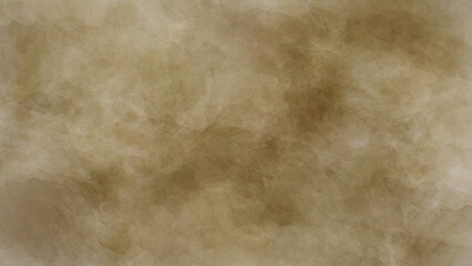 Warm beige and brown abstract watercolor texture with soft cloudy patterns and vintage paper-like background