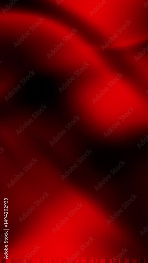 Aufkleber abstract red and black fabric motion background video with subtle movement