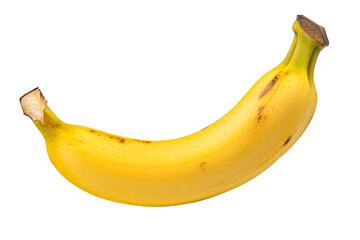 a banana with a brown spot on it