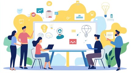 Teamwork Brainstorming