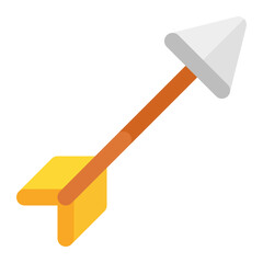 arrow archer archery weapon colored icon