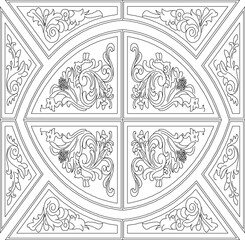 vector illustration sketch image silhouette design background pattern classic vintage ethnic traditional