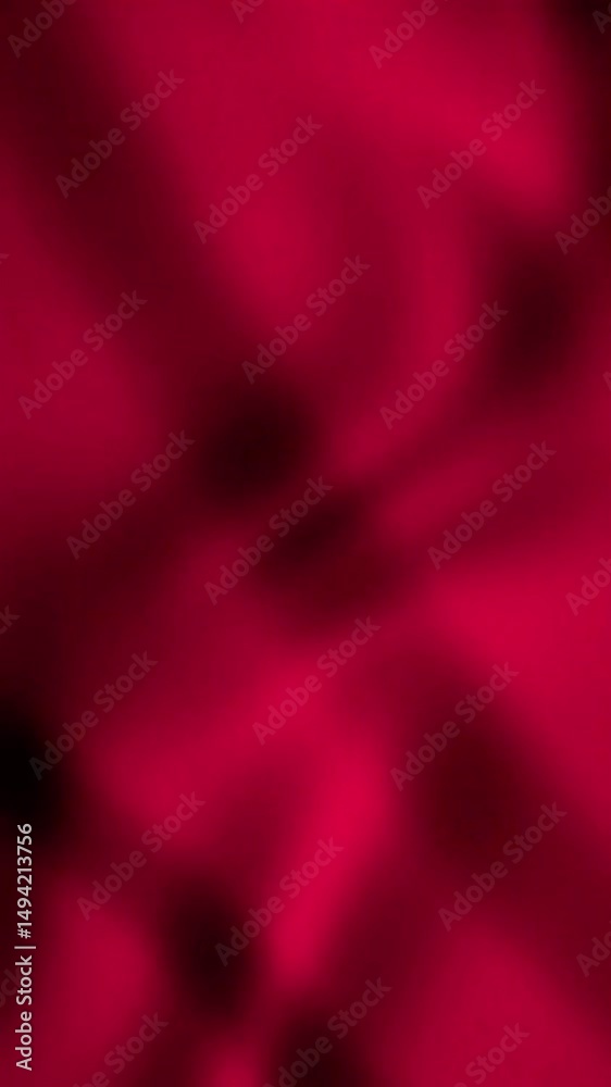 Poster abstract crimson waves: subtle motion of deep red fabric texture