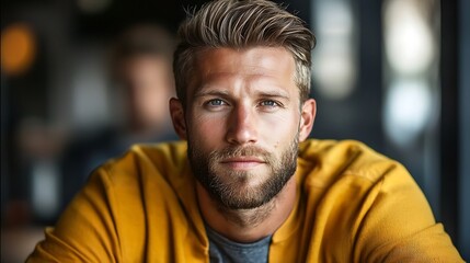 Confident Young Man Portrait