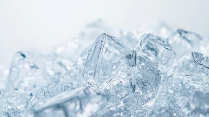 Rippled Glass Texture with Diffused Light Rays on White Background