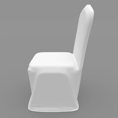 3d render Banquet Chair design element Furniture