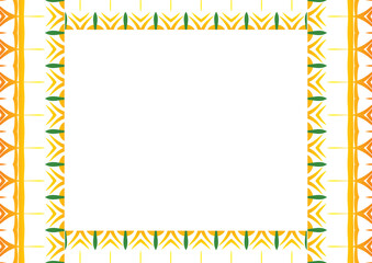  Traditional Indonesian batik for decorating a4 landscape certificate, diploma, announcement, advertisement