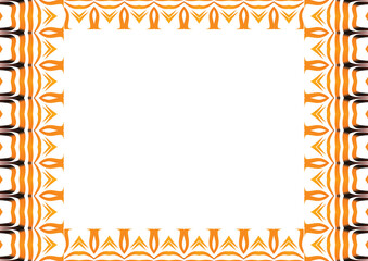  Traditional Indonesian batik for decorating a4 landscape certificate, diploma, announcement, advertisement