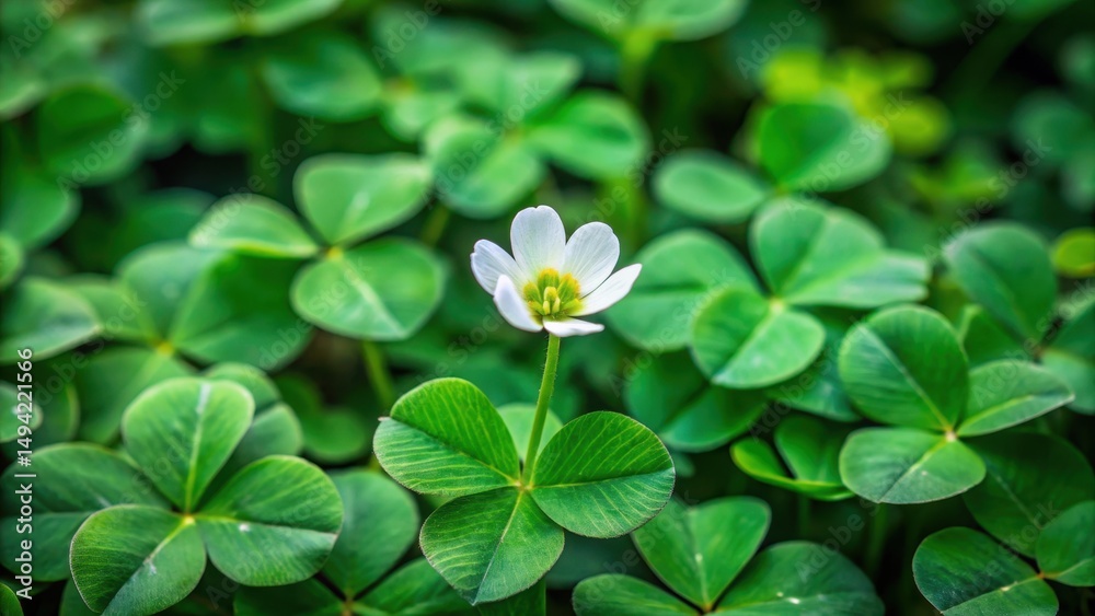 Canvas Prints a small white flower with a rounded shape and five petals