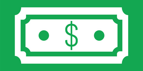 Money clip art design on plain white transparent isolated background for sign, decal, card, shirt, hoodie, sweatshirt, apparel, tag, mug, icon, poster or badge