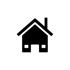 House clipart design on plain white transparent isolated background for card, shirt, hoodie, sweatshirt, apparel, tag, mug, icon, poster or badge