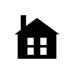 House clipart design on plain white transparent isolated background for card, shirt, hoodie, sweatshirt, apparel, tag, mug, icon, poster or badge