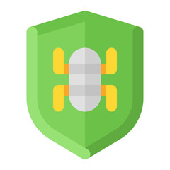 Computer Anti Virus colored icon
