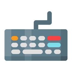 Computer Keyboard colored icon
