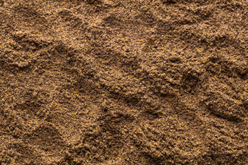 Chopped and ground black pepper - Piper nigrum