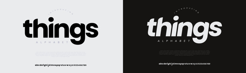 Modern clean rounded font perfect for branding, digital design, and contemporary visual identity