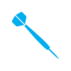darts throwing colored icon