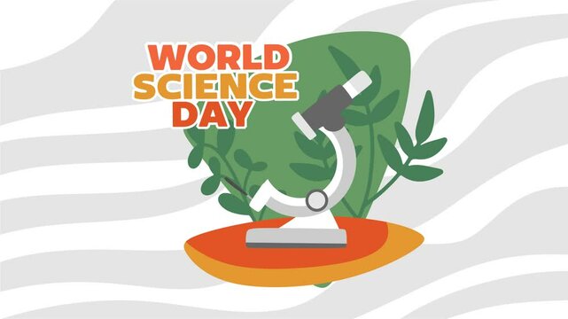 world science day with a telescope