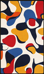 Seamless floral tile patterns combining cultural, modern