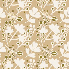 pattern batik flower damask ethnic boho ikat texture tribal geometric background