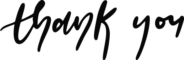 thank you, 감사합니다 캘리그라피