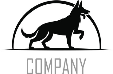 dog logo icon business logo background illustration