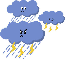 Dark Cloud Illustration