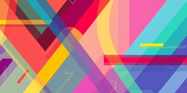 Abstract geometric construction vector background with vibrant colors and dynamic lines ideal for website landing pages and company presentations,  background,  flyer