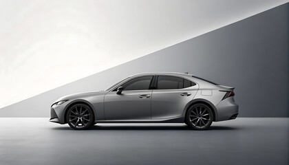 Sleek Luxury Sedan A Stunning Profile of Modern Automotive Design